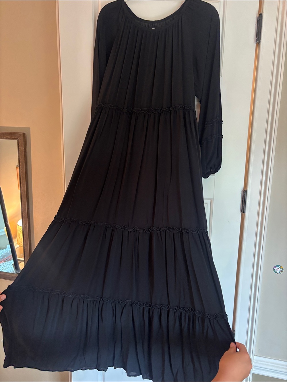 Roolee Black Maxi Dress